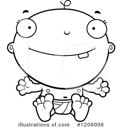 Royalty-Free (RF) Baby Clipart Illustration by Cory Thoman - Stock Sample #1208006