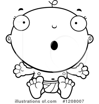 Royalty-Free (RF) Baby Clipart Illustration by Cory Thoman - Stock Sample #1208007