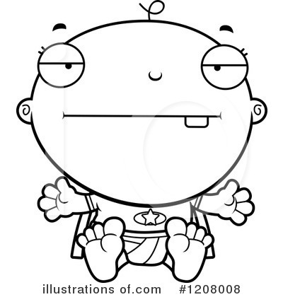 Royalty-Free (RF) Baby Clipart Illustration by Cory Thoman - Stock Sample #1208008