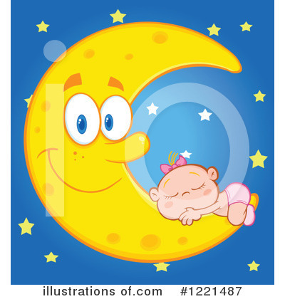 Royalty-Free (RF) Baby Clipart Illustration by Hit Toon - Stock Sample #1221487