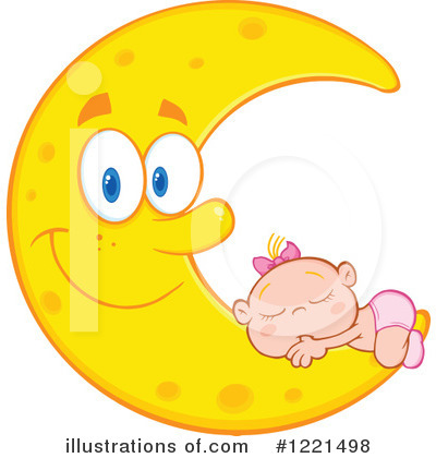 Royalty-Free (RF) Baby Clipart Illustration by Hit Toon - Stock Sample #1221498