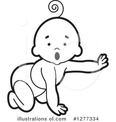 Baby Clipart #1277334 by Lal Perera