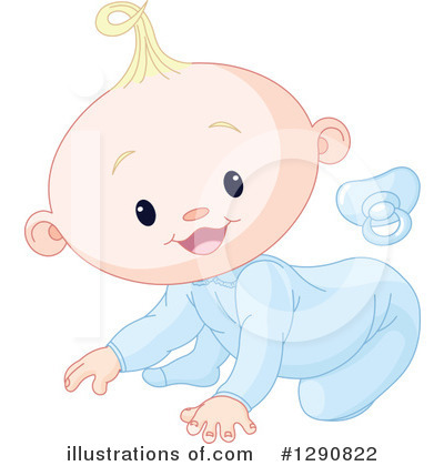 Royalty-Free (RF) Baby Clipart Illustration by Pushkin - Stock Sample #1290822
