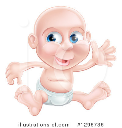 Royalty-Free (RF) Baby Clipart Illustration by AtStockIllustration - Stock Sample #1296736