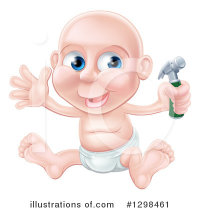 Royalty-Free (RF) Baby Clipart Illustration by AtStockIllustration - Stock Sample #1298461