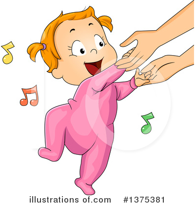 Baby Girl Clipart #1375381 by BNP Design Studio