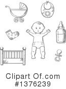 Baby Clipart #1376239 by Vector Tradition SM