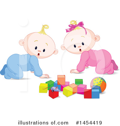 Royalty-Free (RF) Baby Clipart Illustration by Pushkin - Stock Sample #1454419