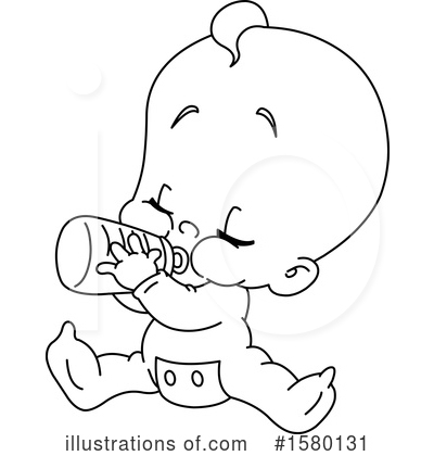 Royalty-Free (RF) Baby Clipart Illustration by yayayoyo - Stock Sample #1580131