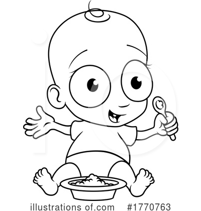 Royalty-Free (RF) Baby Clipart Illustration by AtStockIllustration - Stock Sample #1770763