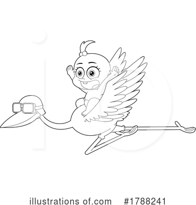 Royalty-Free (RF) Baby Clipart Illustration by Hit Toon - Stock Sample #1788241