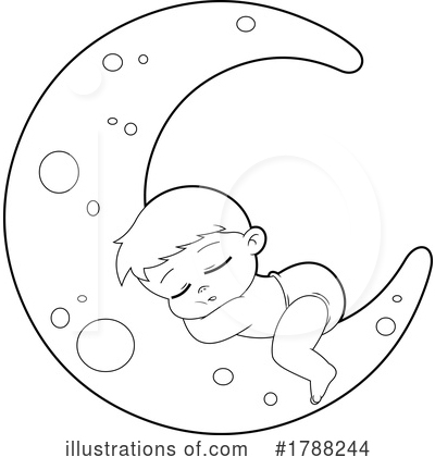 Royalty-Free (RF) Baby Clipart Illustration by Hit Toon - Stock Sample #1788244