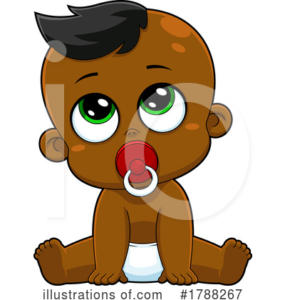 Royalty-Free (RF) Baby Clipart Illustration by Hit Toon - Stock Sample #1788267