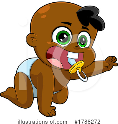 Royalty-Free (RF) Baby Clipart Illustration by Hit Toon - Stock Sample #1788272
