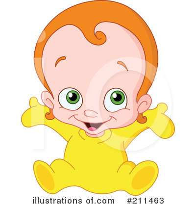 Royalty-Free (RF) Baby Clipart Illustration by yayayoyo - Stock Sample #211463