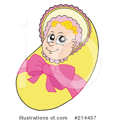 Royalty-Free (RF) Baby Clipart Illustration by visekart - Stock Sample #214457