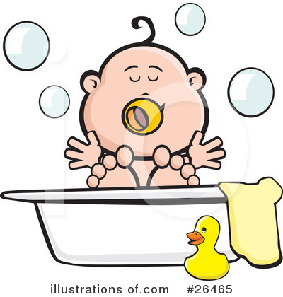 Royalty-Free (RF) Baby Clipart Illustration by David Rey - Stock Sample #26465
