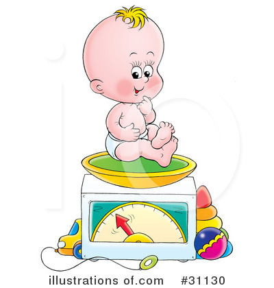 Royalty-Free (RF) Baby Clipart Illustration by Alex Bannykh - Stock Sample #31130