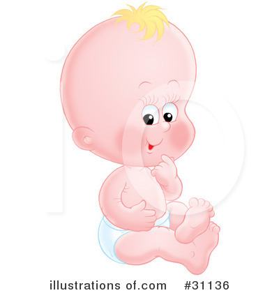Royalty-Free (RF) Baby Clipart Illustration by Alex Bannykh - Stock Sample #31136