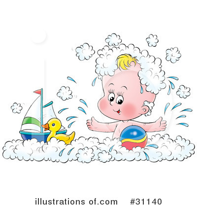 Royalty-Free (RF) Baby Clipart Illustration by Alex Bannykh - Stock Sample #31140