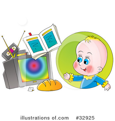 Royalty-Free (RF) Baby Clipart Illustration by Alex Bannykh - Stock Sample #32925