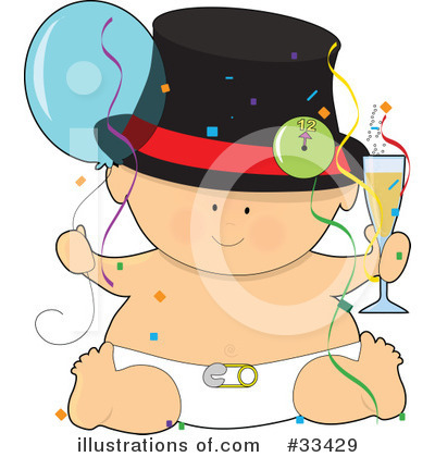 Royalty-Free (RF) Baby Clipart Illustration by Maria Bell - Stock Sample #33429