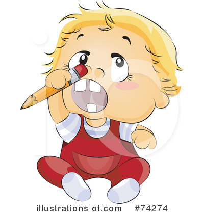 Royalty-Free (RF) Baby Clipart Illustration by BNP Design Studio - Stock Sample #74274