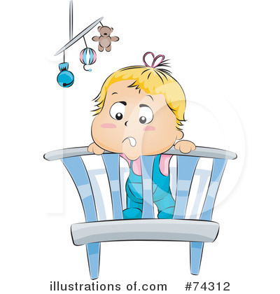 Royalty-Free (RF) Baby Clipart Illustration by BNP Design Studio - Stock Sample #74312