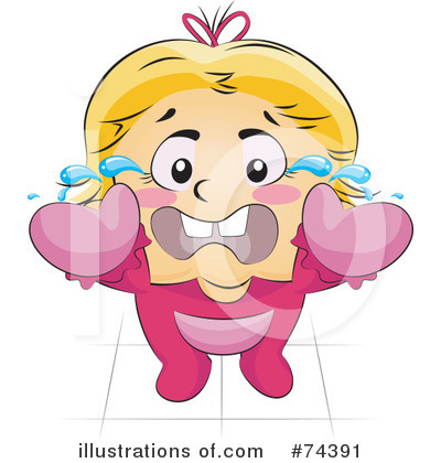 Royalty-Free (RF) Baby Clipart Illustration by BNP Design Studio - Stock Sample #74391