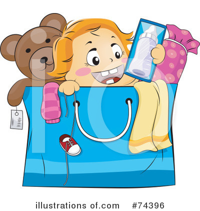 Royalty-Free (RF) Baby Clipart Illustration by BNP Design Studio - Stock Sample #74396