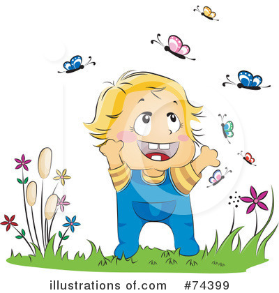 Royalty-Free (RF) Baby Clipart Illustration by BNP Design Studio - Stock Sample #74399