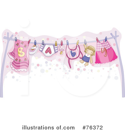 Royalty-Free (RF) Baby Clipart Illustration by BNP Design Studio - Stock Sample #76372