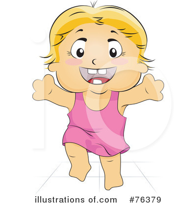 Royalty-Free (RF) Baby Clipart Illustration by BNP Design Studio - Stock Sample #76379