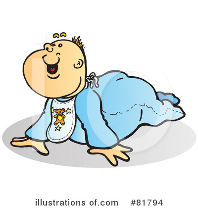 Royalty-Free (RF) Baby Clipart Illustration by Snowy - Stock Sample #81794