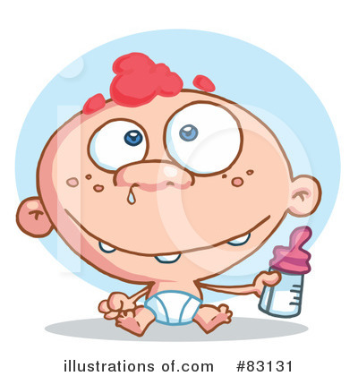 Royalty-Free (RF) Baby Clipart Illustration by Hit Toon - Stock Sample #83131