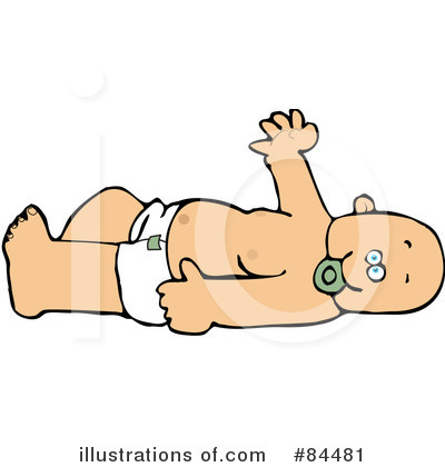 Royalty-Free (RF) Baby Clipart Illustration by djart - Stock Sample #84481