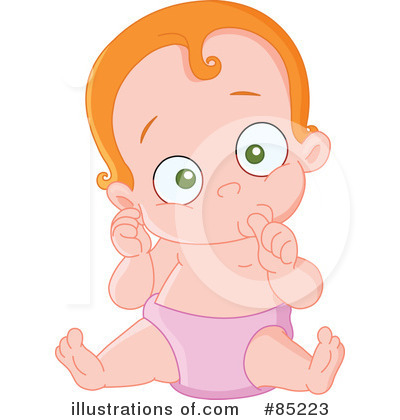Royalty-Free (RF) Baby Clipart Illustration by yayayoyo - Stock Sample #85223