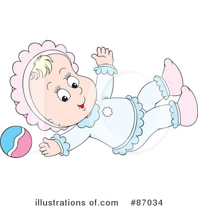 Royalty-Free (RF) Baby Clipart Illustration by Alex Bannykh - Stock Sample #87034