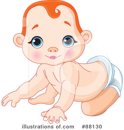 Royalty-Free (RF) Baby Clipart Illustration by Pushkin - Stock Sample #88130