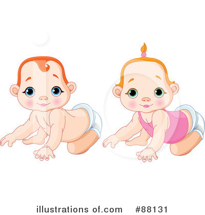 Royalty-Free (RF) Baby Clipart Illustration by Pushkin - Stock Sample #88131