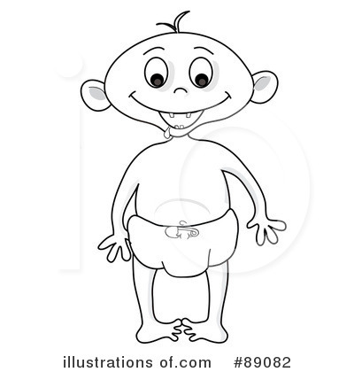 Royalty-Free (RF) Baby Clipart Illustration by Pams Clipart - Stock Sample #89082