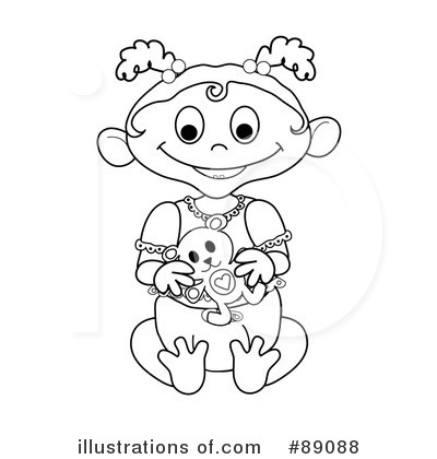 Royalty-Free (RF) Baby Clipart Illustration by Pams Clipart - Stock Sample #89088