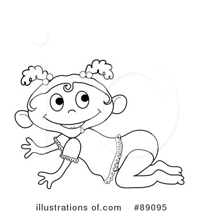Royalty-Free (RF) Baby Clipart Illustration by Pams Clipart - Stock Sample #89095