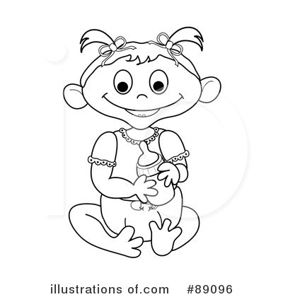 Royalty-Free (RF) Baby Clipart Illustration by Pams Clipart - Stock Sample #89096
