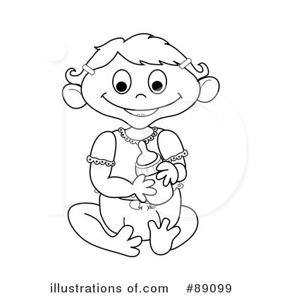 Royalty-Free (RF) Baby Clipart Illustration by Pams Clipart - Stock Sample #89099