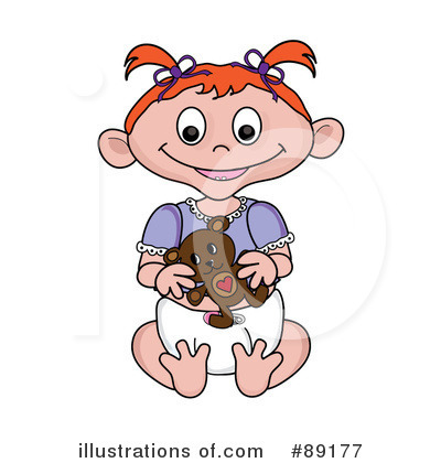Royalty-Free (RF) Baby Clipart Illustration by Pams Clipart - Stock Sample #89177