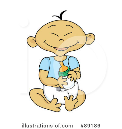 Royalty-Free (RF) Baby Clipart Illustration by Pams Clipart - Stock Sample #89186