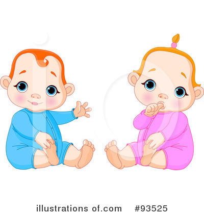 Royalty-Free (RF) Baby Clipart Illustration by Pushkin - Stock Sample #93525