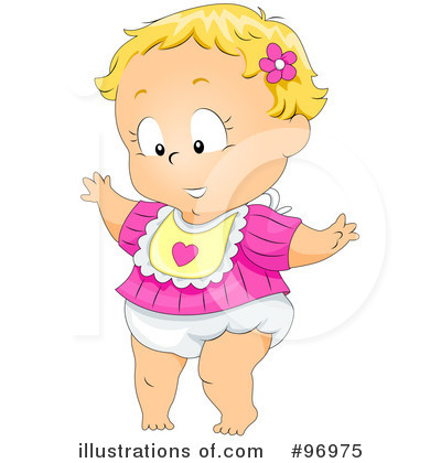 Royalty-Free (RF) Baby Clipart Illustration by BNP Design Studio - Stock Sample #96975