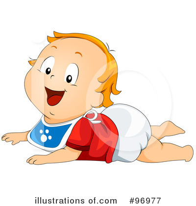 Royalty-Free (RF) Baby Clipart Illustration by BNP Design Studio - Stock Sample #96977